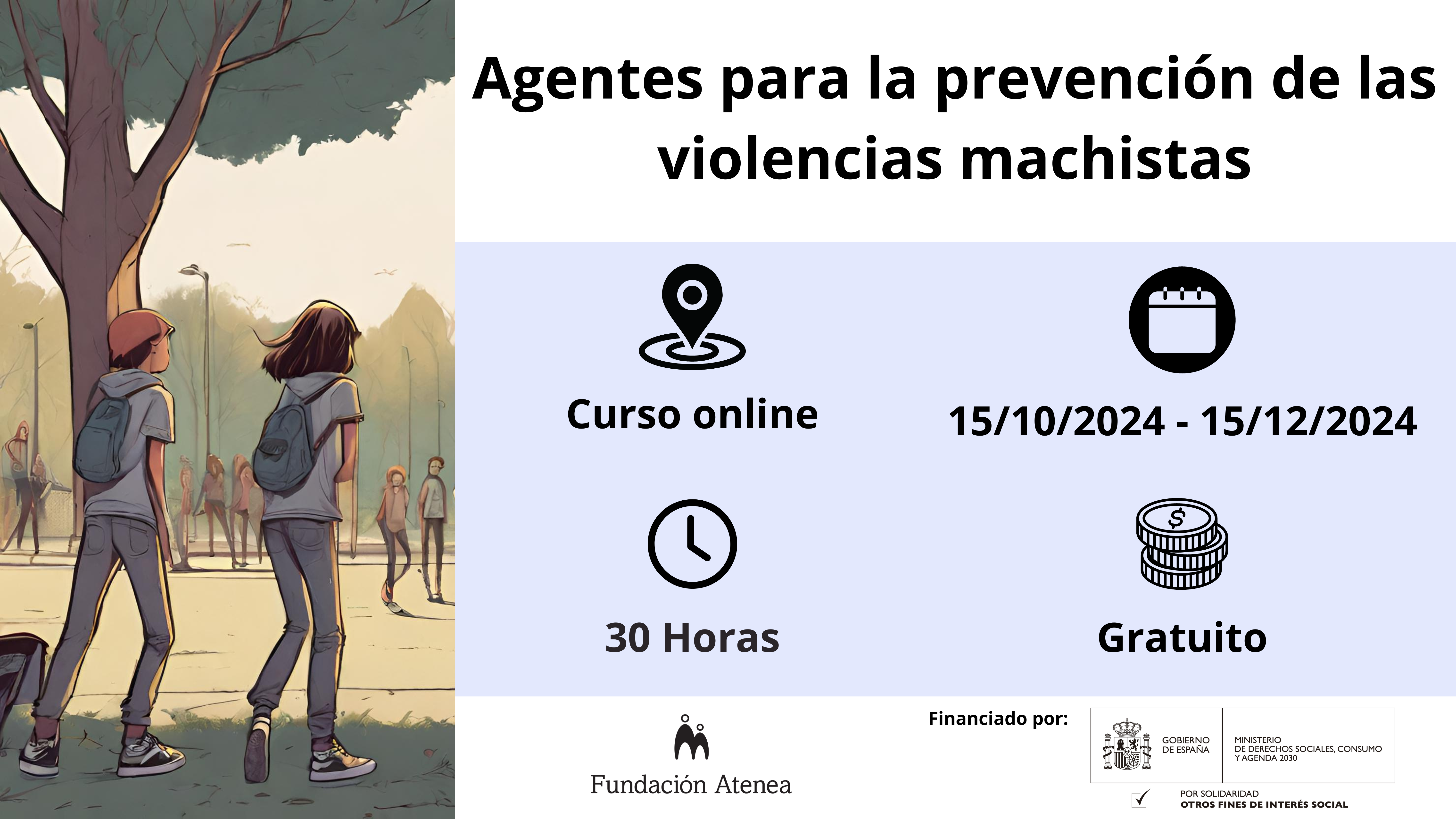 Formación de agentes de salud para la prevención de las violencias machistas. Curso Online gratuito realizado próximamente (30 horas)